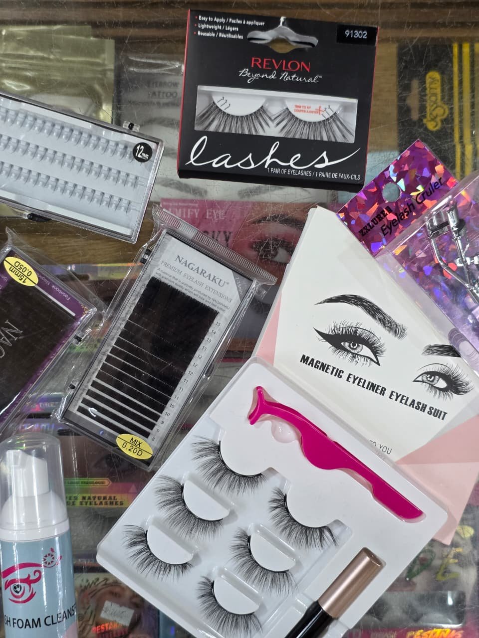 pestañas con aplicadores